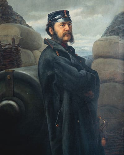 Krigshelten fra Dybbøl - løjtnant Anker